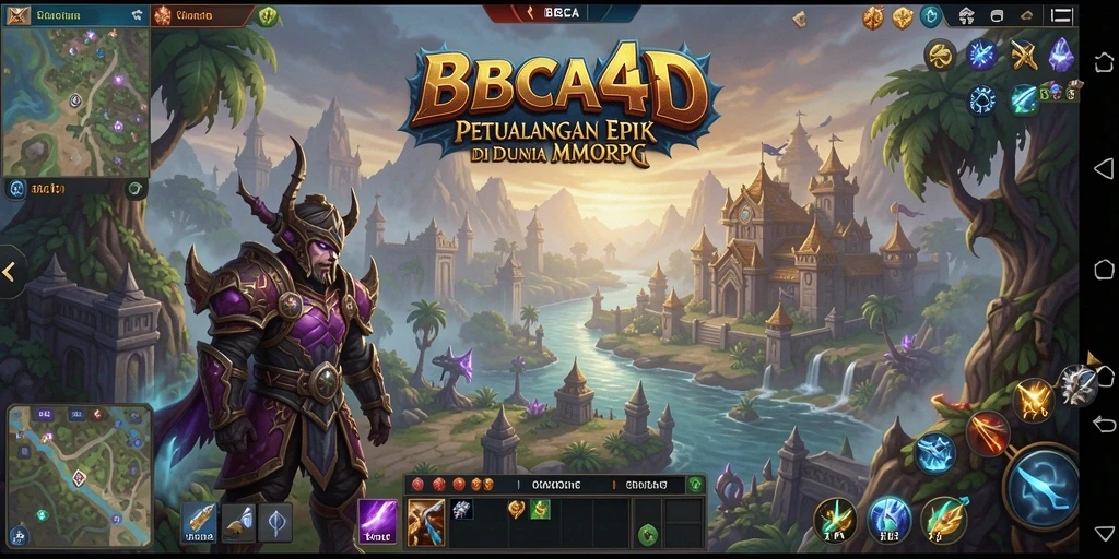 Screenshot menampilkan aksi seru dalam petualangan MMORPG.