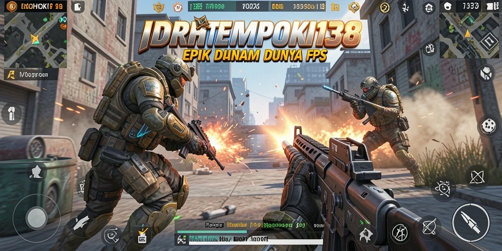 Tangkapan layar IDRHOKI138 menunjukkan aksi seru dalam pertempuran FPS.