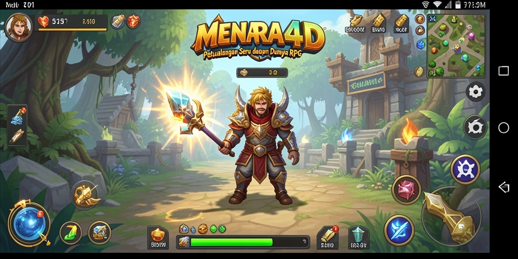 Gameplay seru MENARA4D dengan grafik memukau dan strategi mendalam.