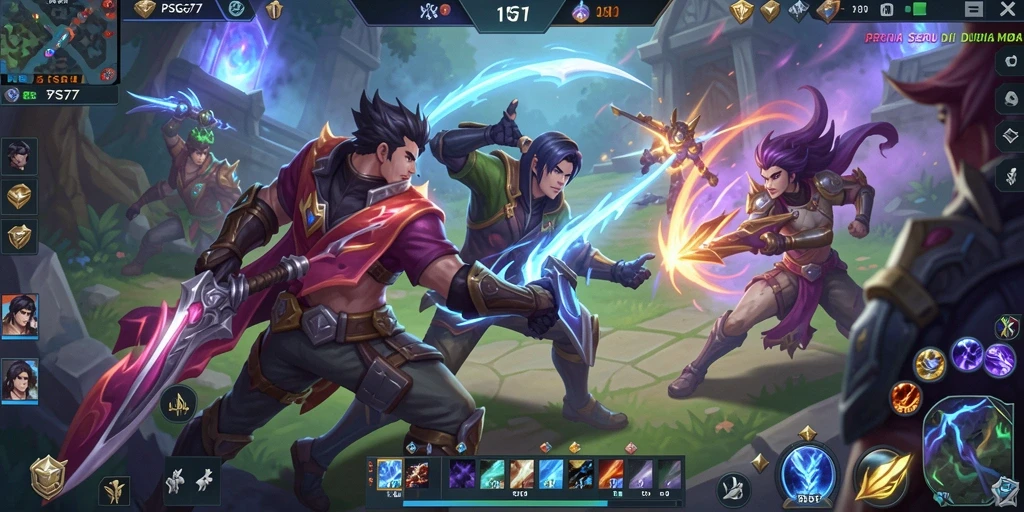 Gameplay seru dari PSG77 dengan pertarungan tim yang strategis.