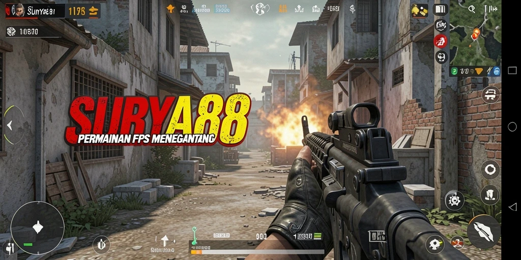 Gameplay SURYA88 dengan aksi tembak-menembak yang mendebarkan.